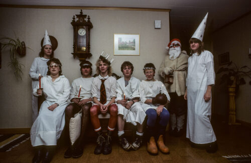 Pernilla Danielsson / Åsa Haglund / Patrik Danielsson / Lars Hasselqvist / Jörgen Nygårds / Johani Karonen / tomten okänd / Maria Wall. 16 December 1983