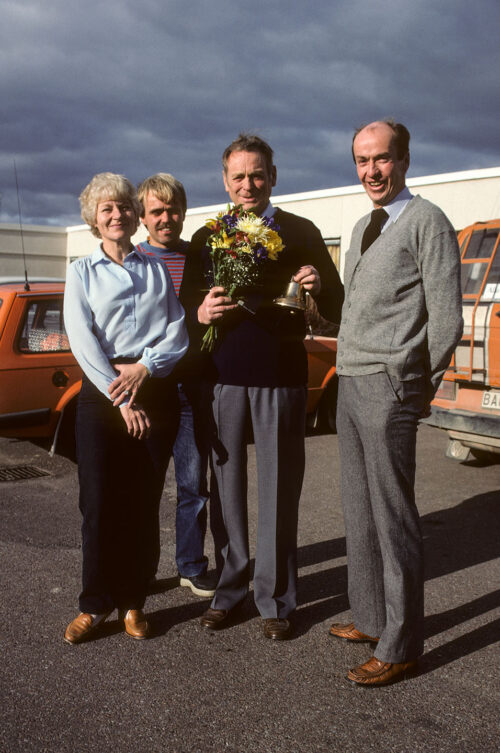 Helmer Lisspers började på Televerket 1 september 1947 och gick i pension 30 september 1983.